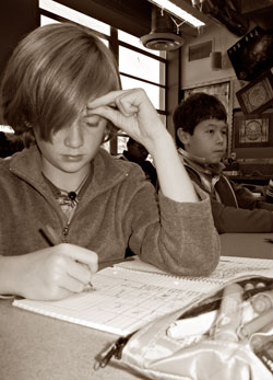 Students solve open ended math problems using a variety of methods