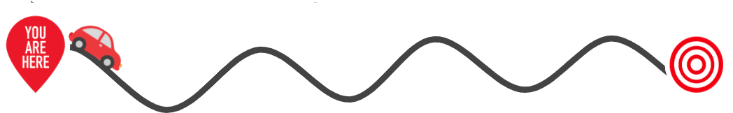 Car at start of journey