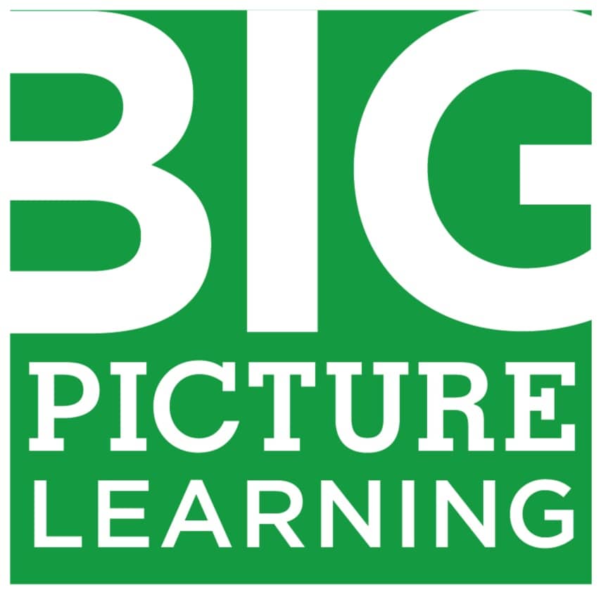 Green and white logo with the large word BIG on top and PICTURE LEARNING in smaller white letters beneath it.